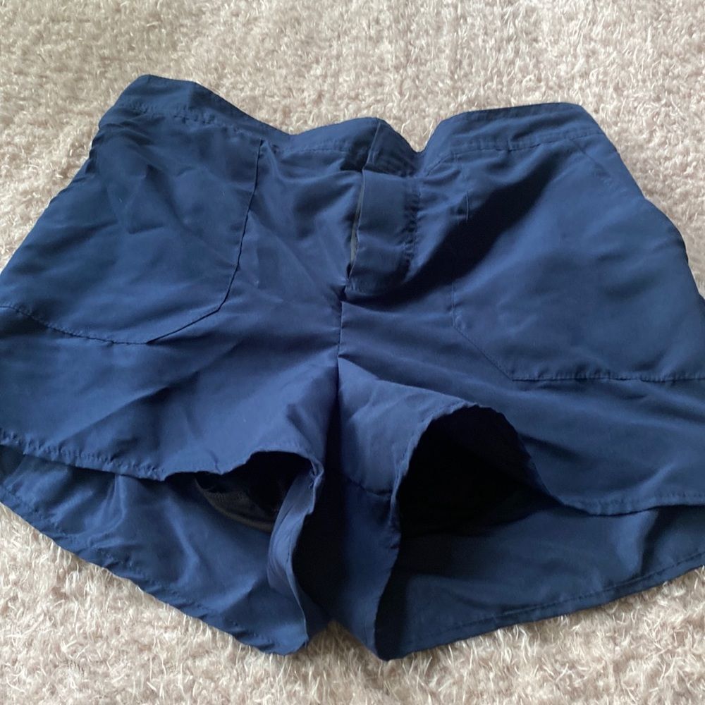 Plus Size designer swimsuit SWIM skirt cover up bikini panties navy 14